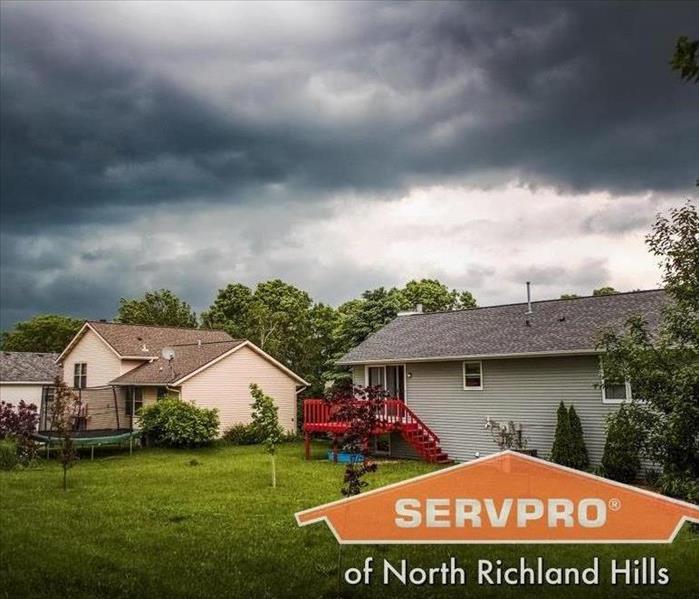 Stormy Skies in Neighborhood